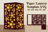 Flower Pattern Paper Lantern Template Bundle