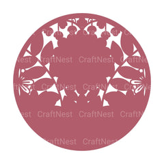 Flower Round 3D Layered Papercut Clipart Bundle - CraftNest - Digital Crafting and Art