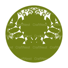 Flower Round 3D Layered Papercut Clipart Bundle - CraftNest - Digital Crafting and Art