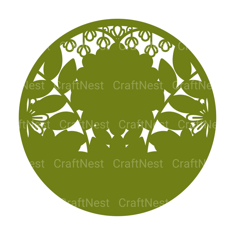 Flower Round 3D Layered Papercut Clipart Bundle - CraftNest - Digital Crafting and Art