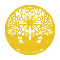 Flower Round 3D Layered Papercut Clipart Bundle - CraftNest - Digital Crafting and Art