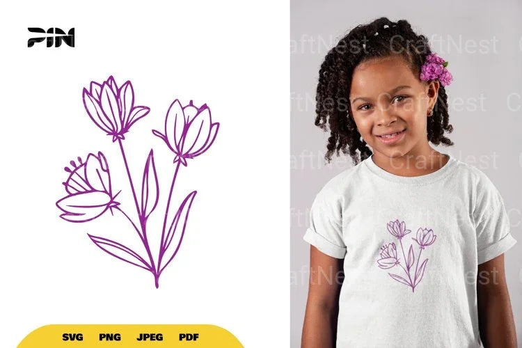 Flower Floral SVG Bundle - CraftNest - Digital Crafting and Art