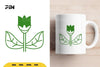 Scandinavian Flower Element Clipart Bundle