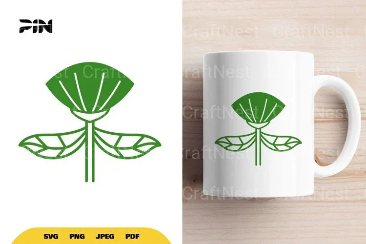 Scandinavian Flower Element Clipart Bundle - CraftNest - Digital Crafting and Art