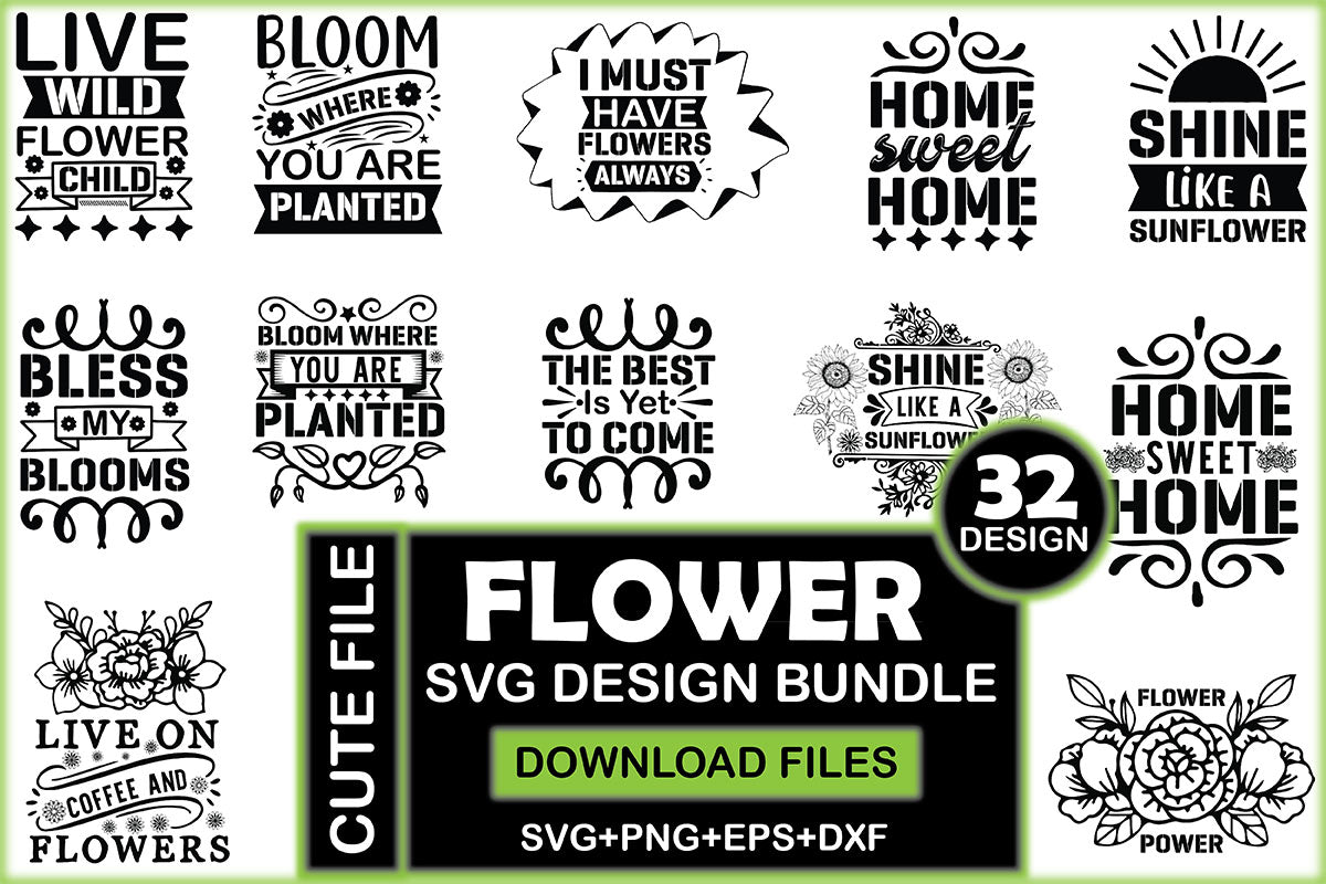 Flower SVG Bundle 1