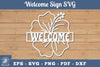 Flower Welcome Sign Papercut Clipart Bundle