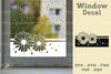 Flower Window Decal Clipart Bundle