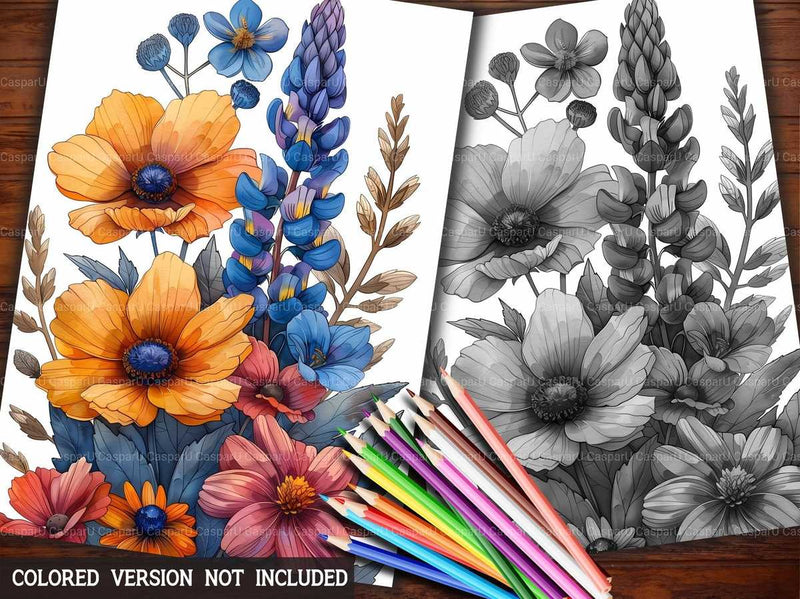Flower Fairy Coloring Books - CraftNest