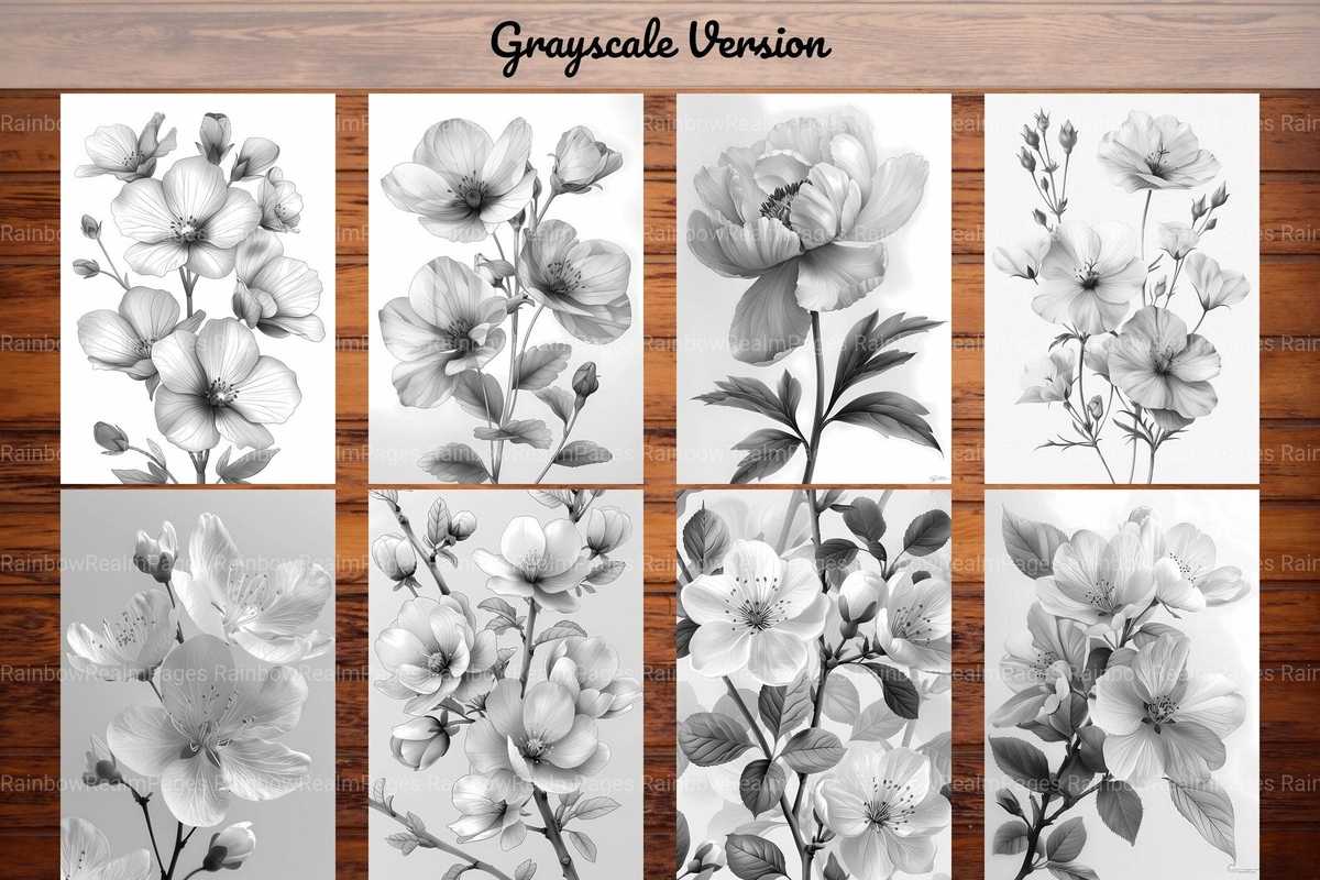 Flower Pastel Coloring Books - CraftNest