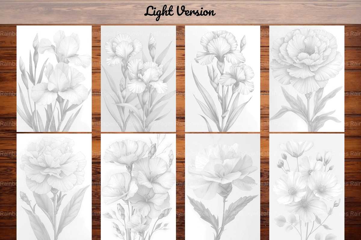 Flower Pastel Coloring Books - CraftNest