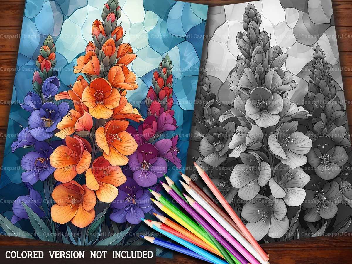 Flower Snapdragon Coloring Books - CraftNest