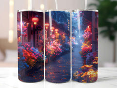 Flower Summer 3 Tumbler Wrap - CraftNest - Digital Crafting and Art