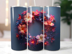 Flower Summer 3 Tumbler Wrap - CraftNest - Digital Crafting and Art