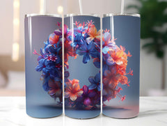Flower Summer 3 Tumbler Wrap - CraftNest - Digital Crafting and Art