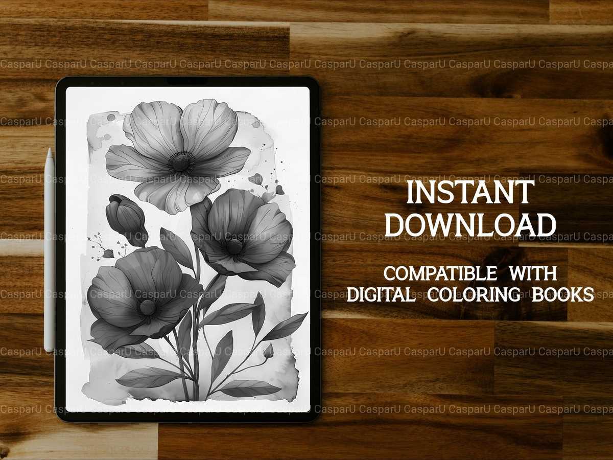 Flower Vintage Coloring Books - CraftNest