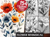 Flower Whimsical Coloring Books