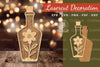 Flower in Bottle Laser Cut Decoration Clipart Bundle