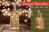 Flower in Bottle Laser Cut Decoration Clipart Bundle