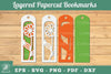 3D Papercut Flower Bookmarks SVG Bundle