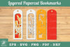 3D Flowers Papercut Bookmarks Clipart Bundle