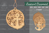 Flowers Anchor Laser Cut Ornament Clipart Bundle