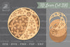 Flowers Ball Lasercut Decoration Clipart Bundle