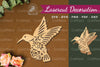 Floral Bird Laser Cut Decoration Clipart Bundle