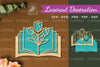 Flowers Book Laser Cut Decoration Clipart Bundle