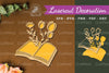 Laser Cut Flower Decoration Book Bundle