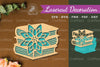 Laser Cut Flower Decoration Clipart Bundle