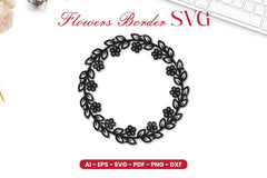 Flowers Border SVG Bundle - CraftNest - Digital Crafting and Art