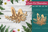 Bunny Flowers Laser Cut Decoration Clipart Bundle