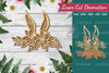 Flowers Bunny Laser Cut Decoration Clipart Bundle