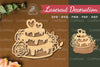 Flowers Cake Laser Cut Decoration Bundle