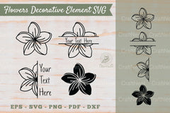 Floral Decorative Elements & Borders Clipart Bundle - CraftNest - Digital Crafting and Art