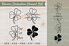 Flowers Decorative Element & Border Monogram Clipart Bundle