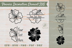 Floral Decorative Elements & Borders Clipart Bundle - CraftNest - Digital Crafting and Art