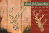 3D Flowers Deer Lasercut Decoration Clipart Bundle