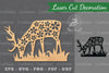 Flowers Deer Lasercut Decoration Bundle