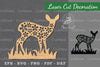 Flowers Deer Laser Cut Decoration Bundle