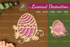 Laser Cut Flower Egg Decoration Clipart Bundle