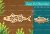 Flowers Fish Laser Cut Decoration Clipart Bundle