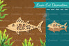 Flowers Fish Laser Cut Decoration Clipart Bundle