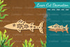 Flowers Fish Laser Cut Decoration Clipart Bundle