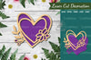 Flowers Heart Laser Cut Decoration Clipart Bundle
