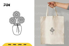 Flowers in Jar SVG Bundle - CraftNest - Digital Crafting and Art