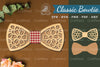 Flowers Laser Cut Bowtie SVG Bundle