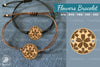 Flowers Laser Cut Bracelet SVG Design Bundle