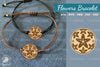 Flowers Laser Cut Bracelet SVG Bundle