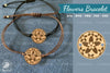 Flowers Laser Cut Bracelet SVG Bundle